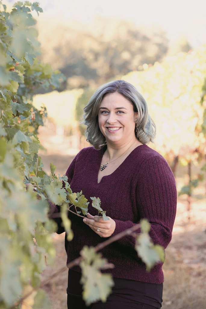 Winemaker Jenn Barak Portrait in vineyard